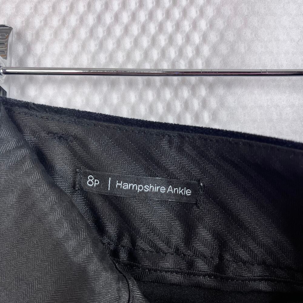 TALBOTS Heritage Ankle Pants Women's 8P Black Velvet (F523) - Picture 7 of 8